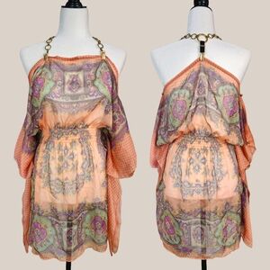 d.i.a Gyaru Bohemian Paisley Halter Dress One-Size Japan